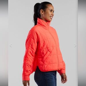FP Movement by Free People Neon Coral Puffer Jacket
